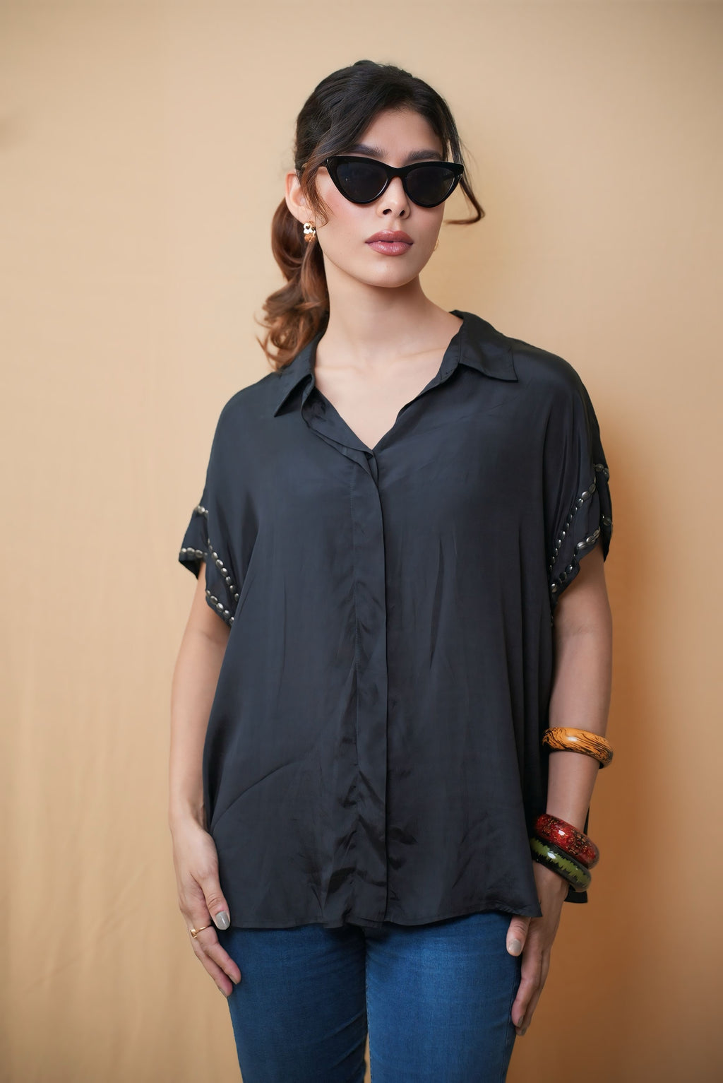 Black stylish shirt #250902