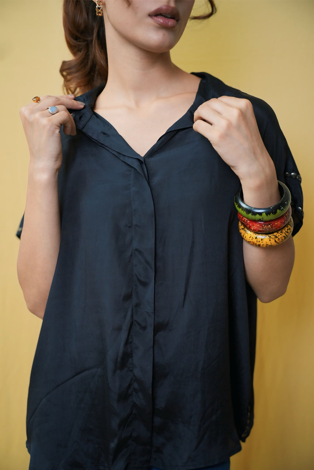 Black stylish shirt #250902