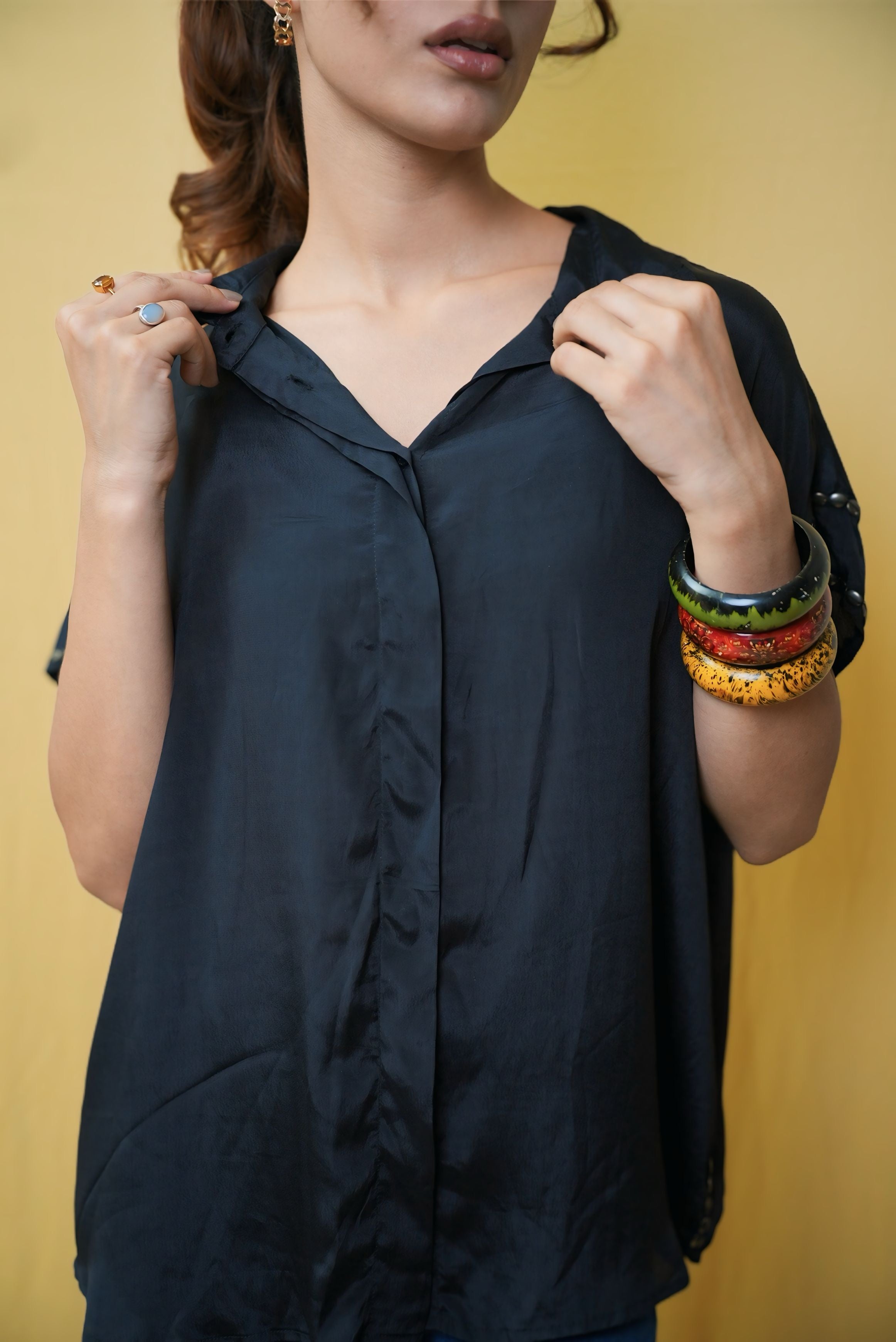 Black stylish shirt #250902